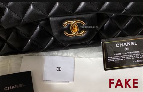 chanel bags authentic vs fake|chanel authenticity card check.